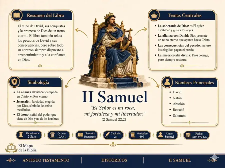 El Mapa de la Biblia - II Samuel