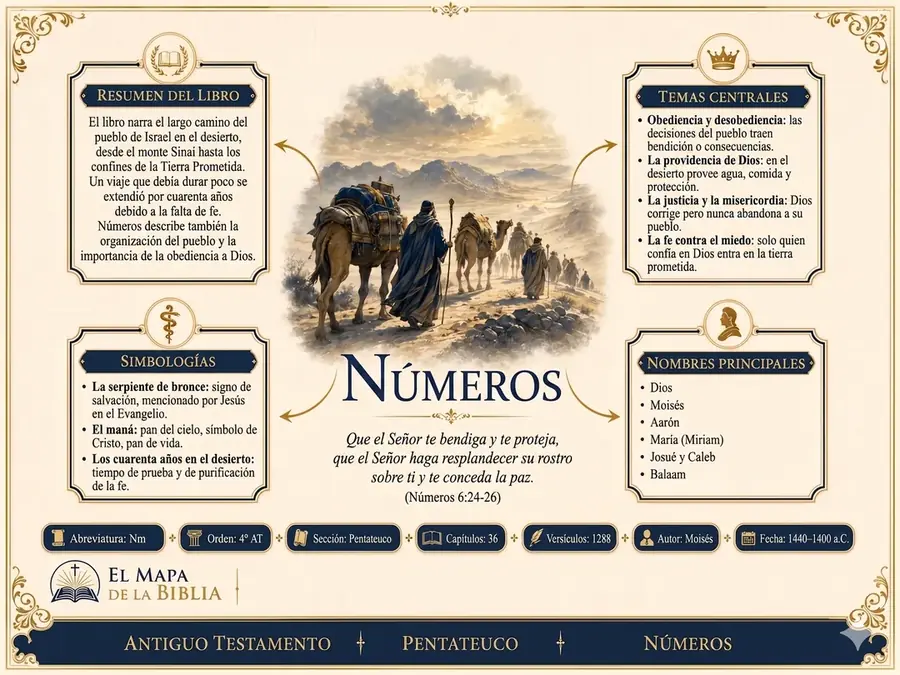 El Mapa de la Biblia - Numeros